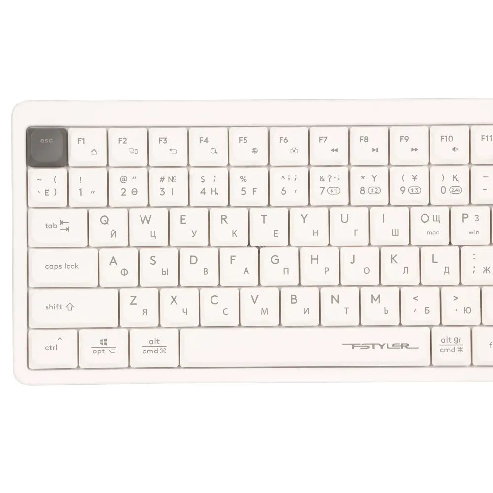 Клавиатура A4Tech Fstyler FBX53C, White, USB — фото 3