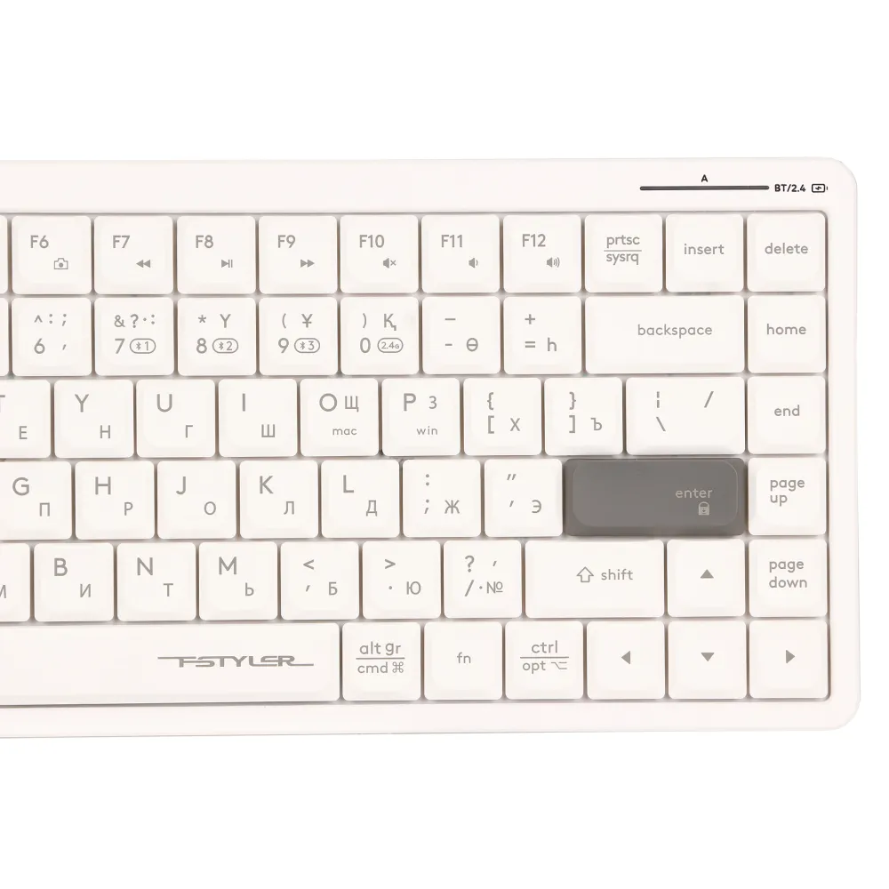 Клавиатура A4Tech Fstyler FBX53C, White, USB — фото 4