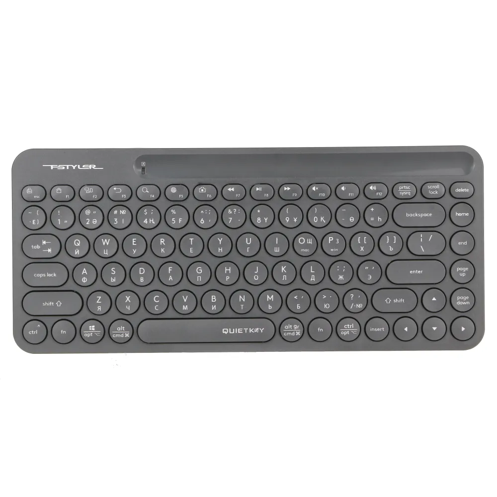 Клавиатура A4Tech Fstyler FG3200 Air2, Grey, USB + мышь — фото 2