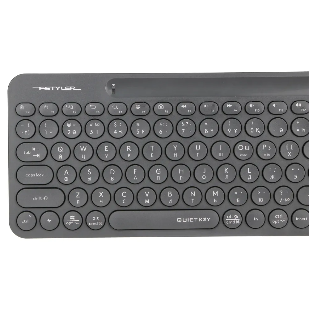 Клавиатура A4Tech Fstyler FG3200 Air2, Grey, USB + мышь — фото 3