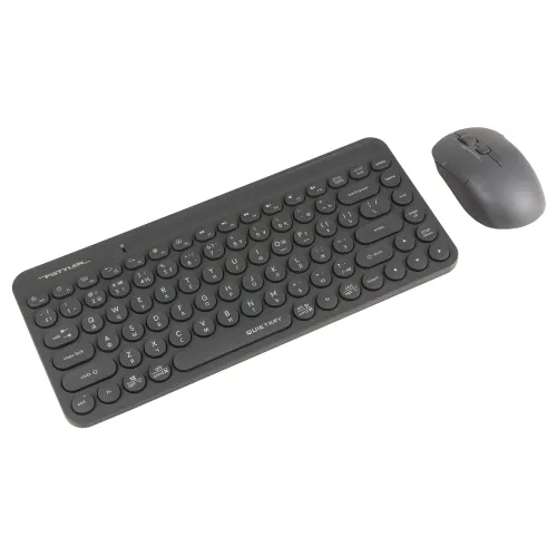 Клавиатура A4Tech Fstyler FG3200 Air2, Grey, USB + мышь