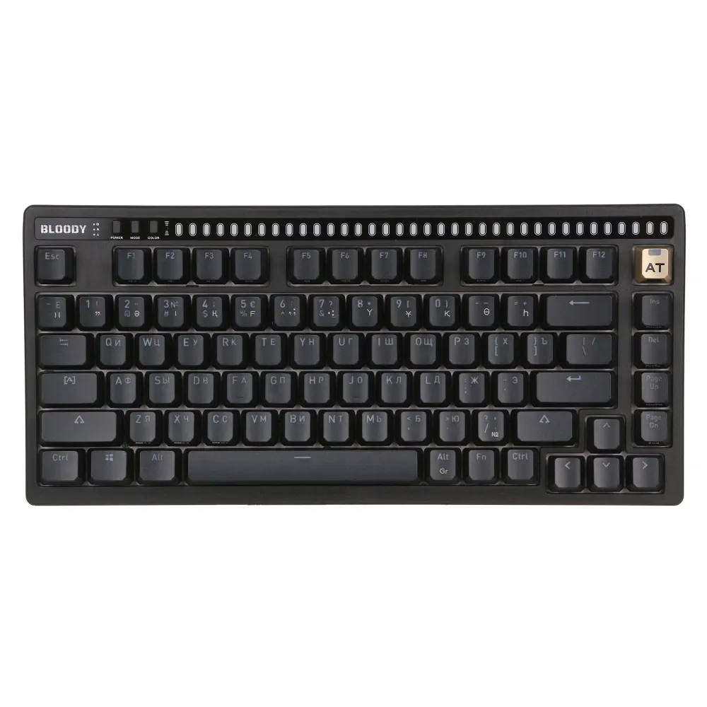 Клавиатура A4Tech Bloody AT75, Alpha Optical Switch, Black, USB — фото 2
