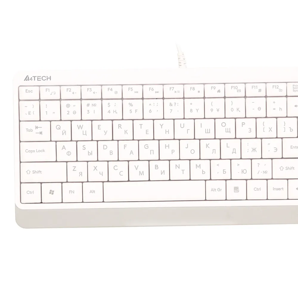 Клавиатура A4Tech Fstyler FK11, White, USB — фото 3
