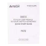 Клавиатура A4Tech Fstyler FX72, Black, USB — фото 5