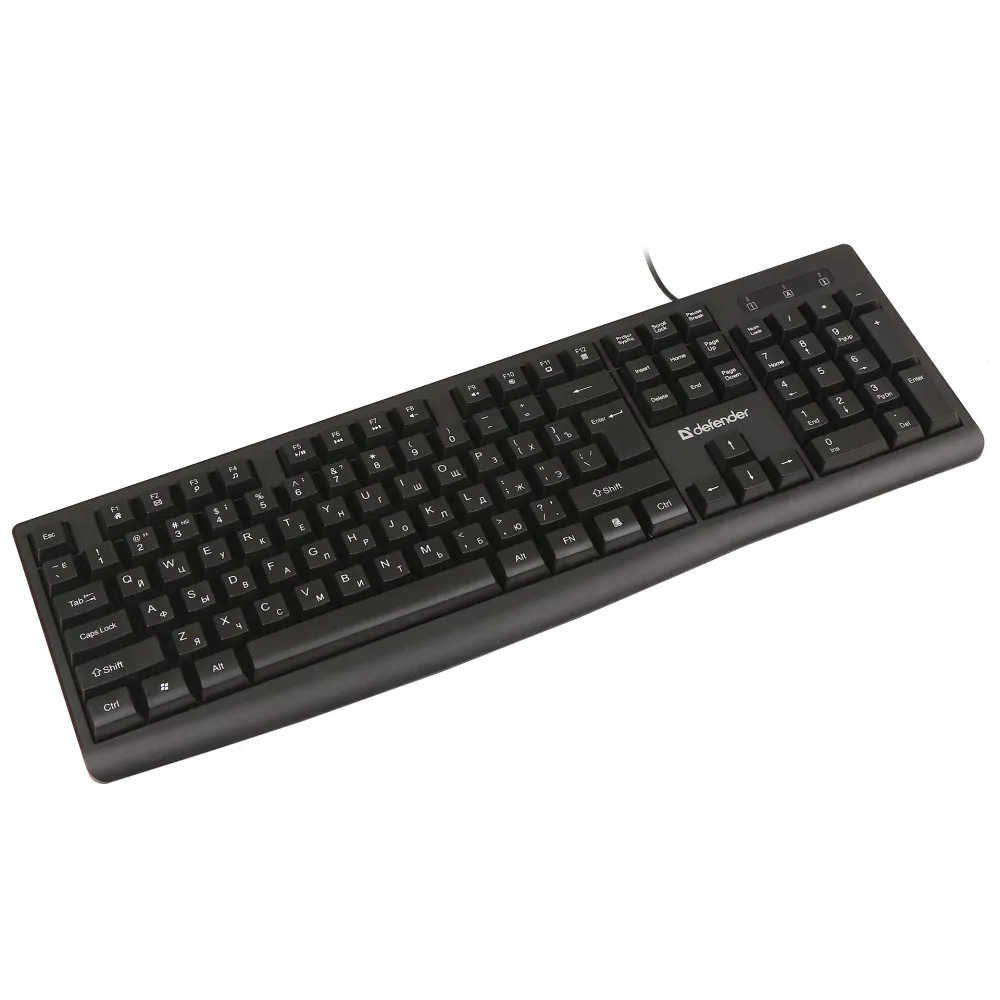 Клавиатура Defender Navigator HB-138, Black, USB