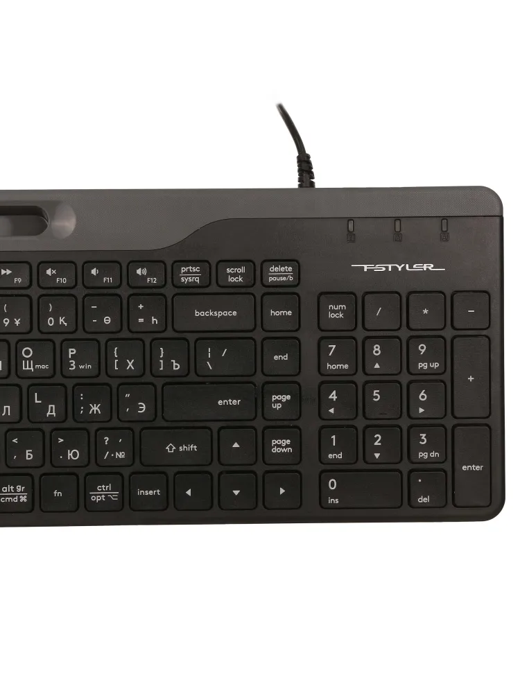 Клавиатура A4Tech Fstyler FK25, Black, USB — фото 4