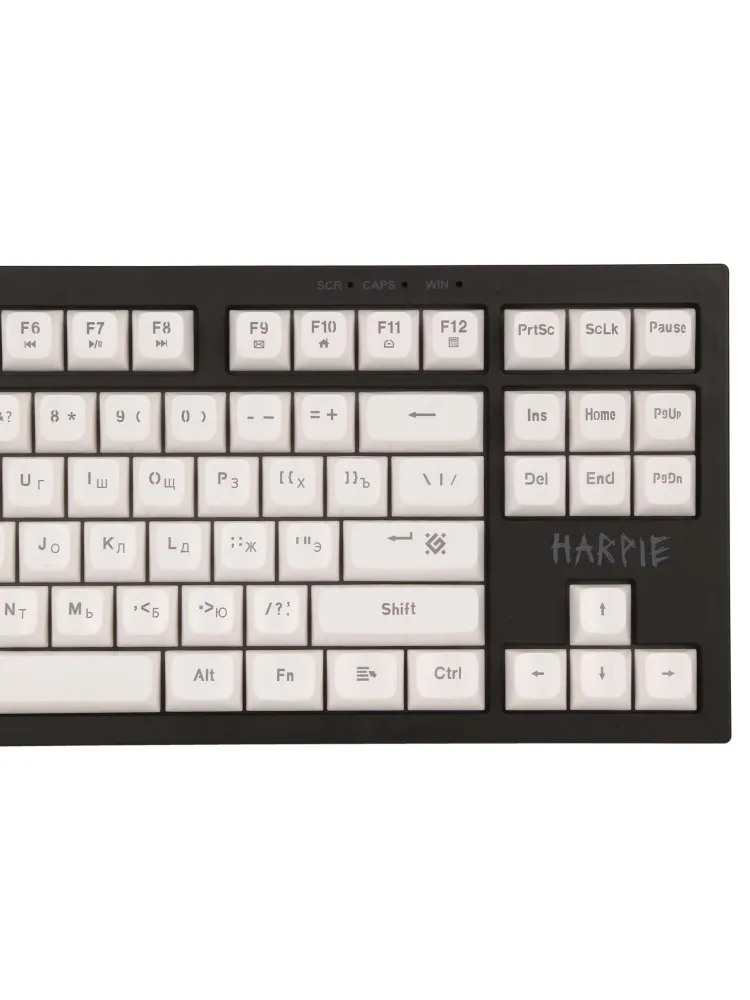 Клавиатура Defender Harpie GK-401, Black-White, USB — фото 4