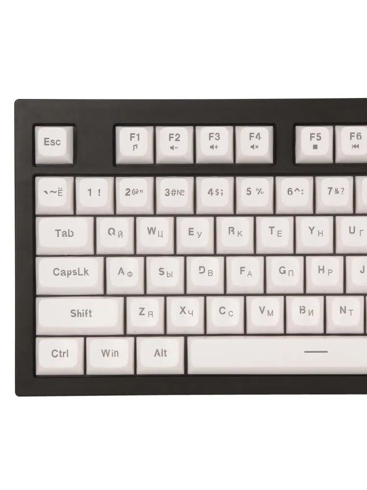 Клавиатура Defender Harpie GK-401, Black-White, USB — фото 3