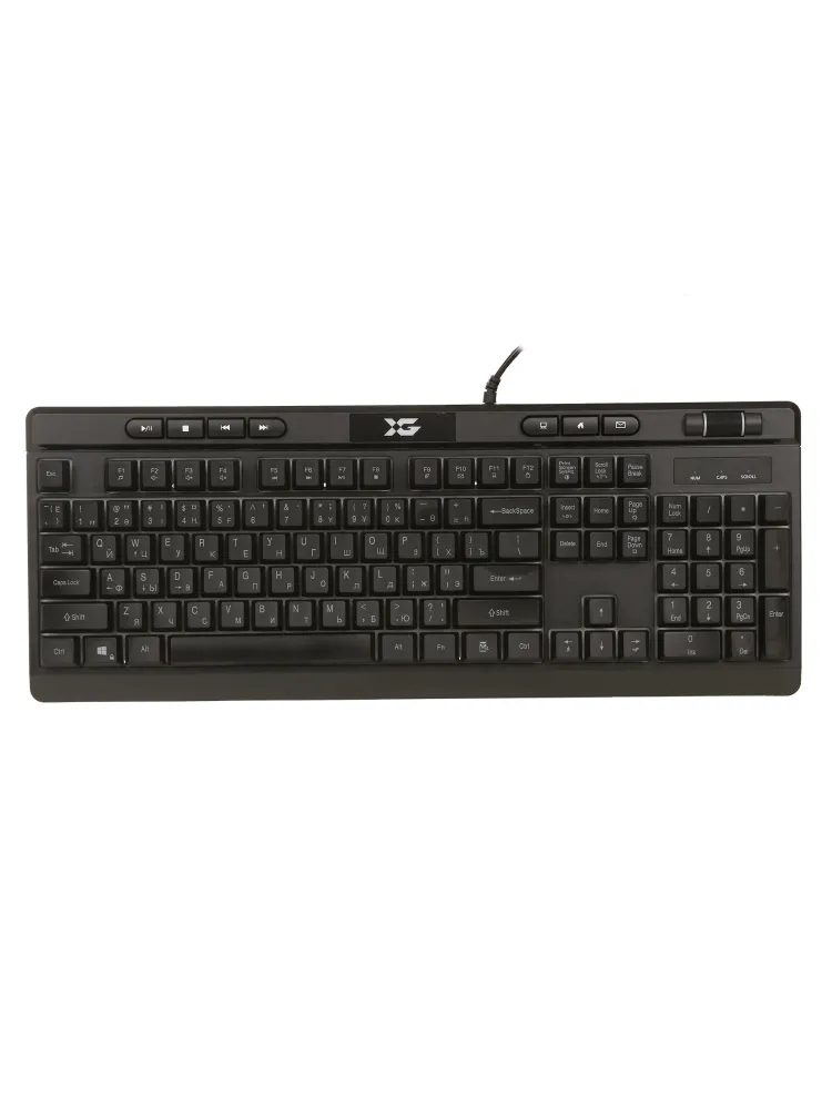 Клавиатура X-Game Steel Shadow, Black, USB — фото 2