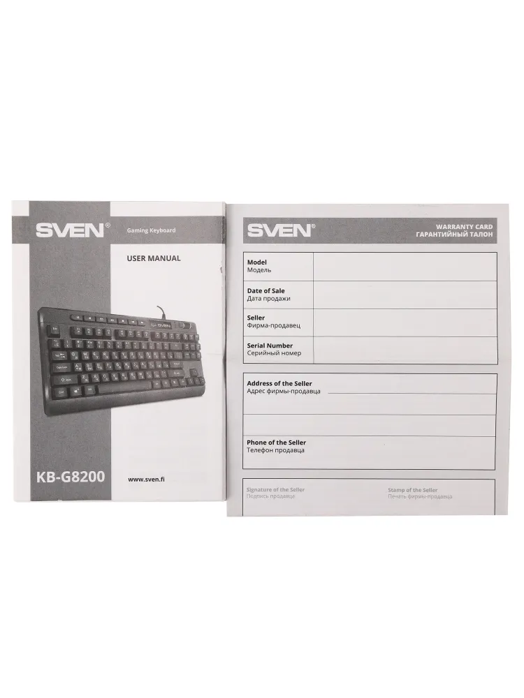 Клавиатура Sven KB-G8200, Black, USB — фото 5