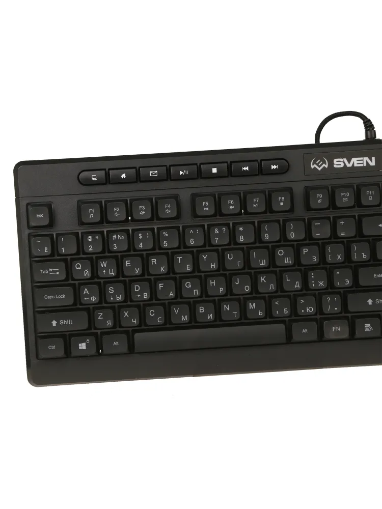 Клавиатура Sven KB-G8200, Black, USB — фото 3