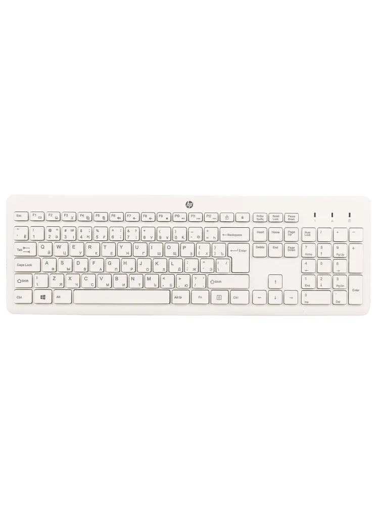 Клавиатура HP 230, White, USB + мышь (3L1F0AA#B15 KZHT) — фото 2
