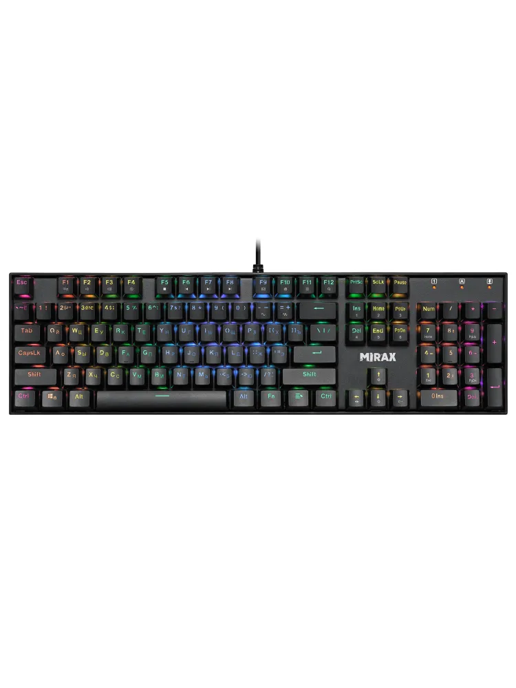 Клавиатура Defender Mirax GK-352, OUTEMU Blue, Black, USB — фото 2
