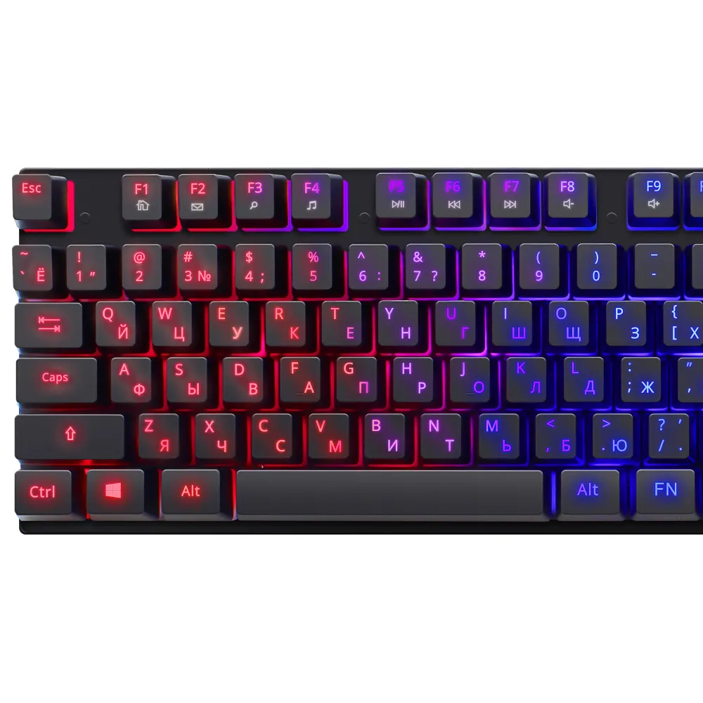 Клавиатура Defender Nord GS-959, Black, USB + мышь — фото 4