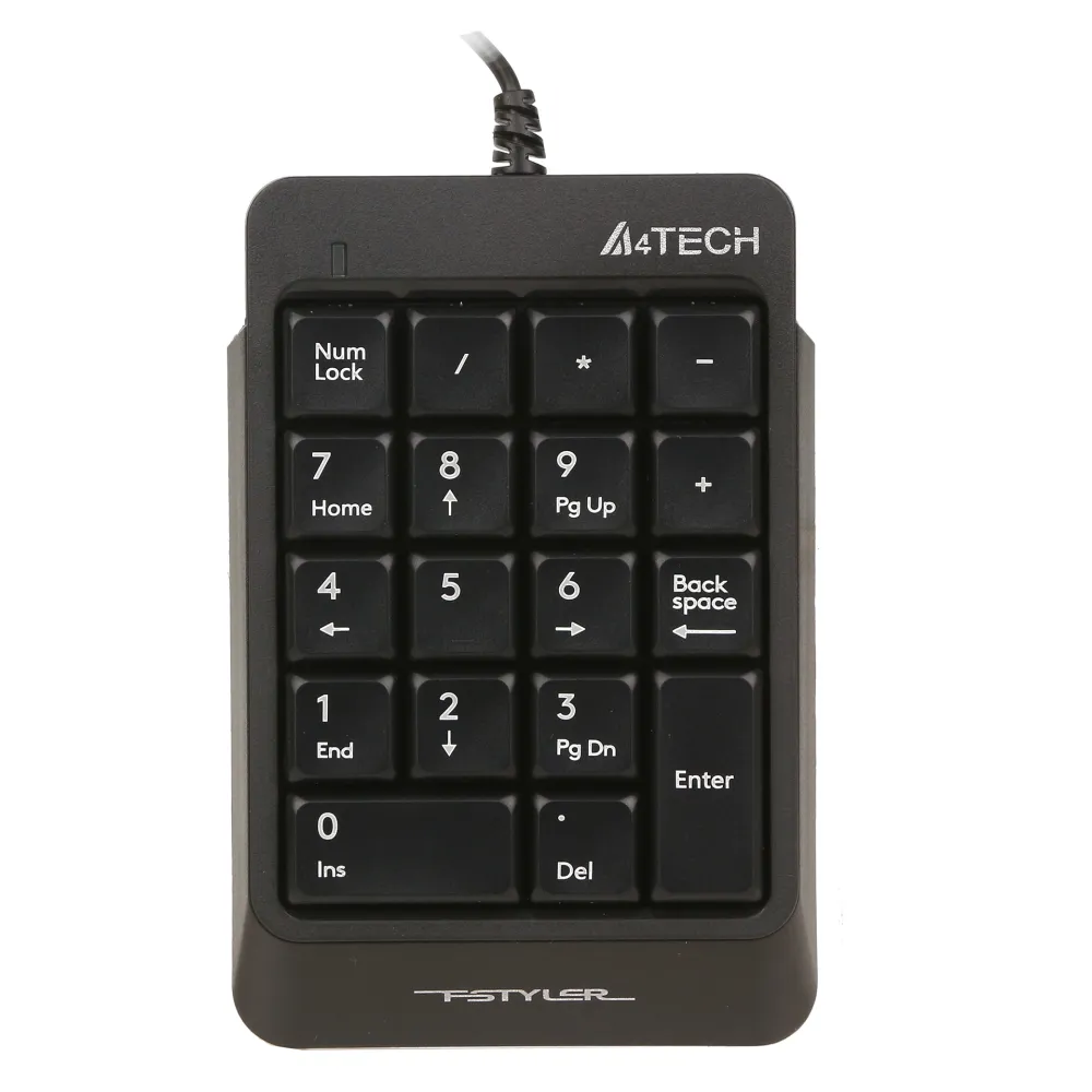 Клавиатура A4tech Fstyler FK13P Numpad, USB, Black — фото 2
