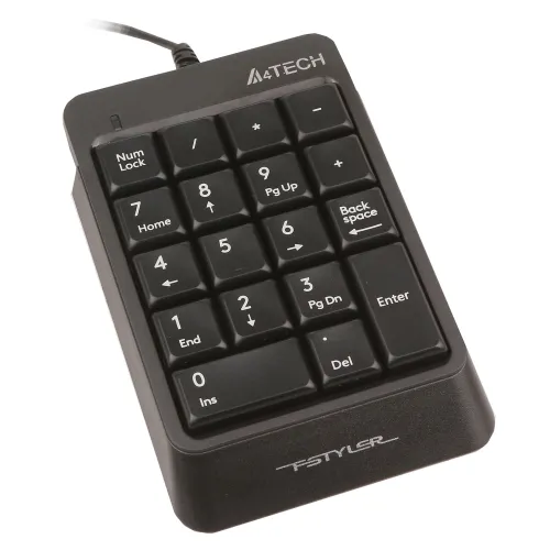Клавиатура A4tech Fstyler FK13P Numpad, USB, Black