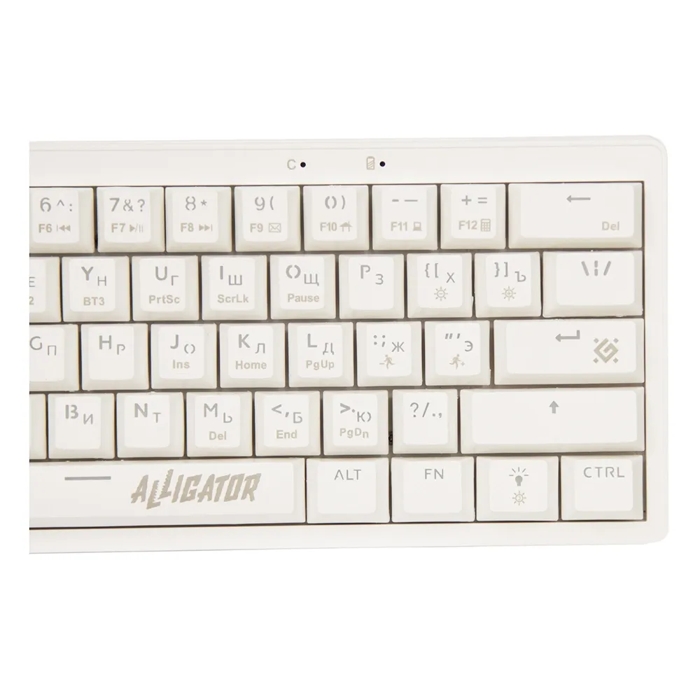 Клавиатура Defender Alligator GK-315, White, USB — фото 4