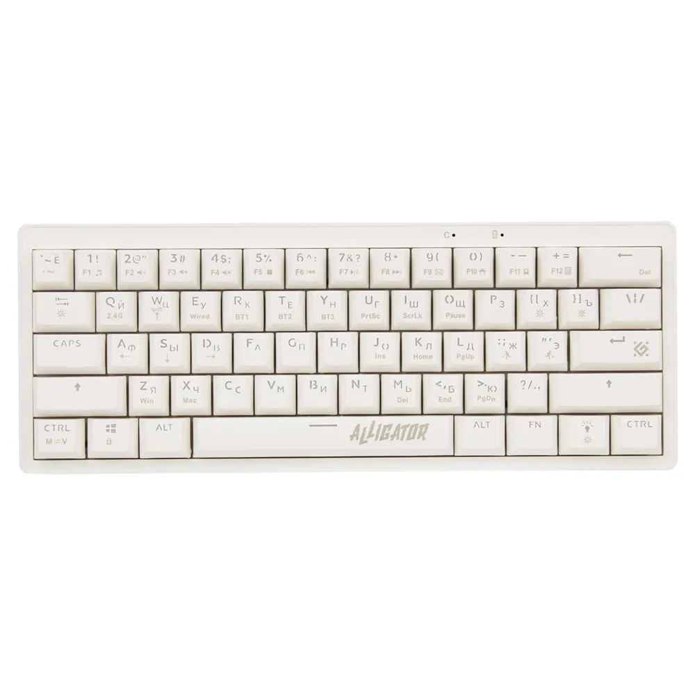 Клавиатура Defender Alligator GK-315, White, USB — фото 2