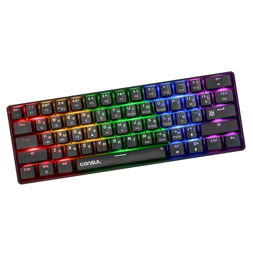 Клавиатура Defender Consul GK-220, Black, USB