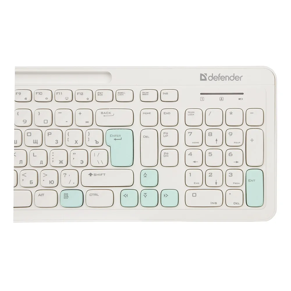 Клавиатура Defender Cerrato C-978, White, USB + мышь — фото 4