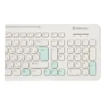 Клавиатура Defender Cerrato C-978, White, USB + мышь — фото 4