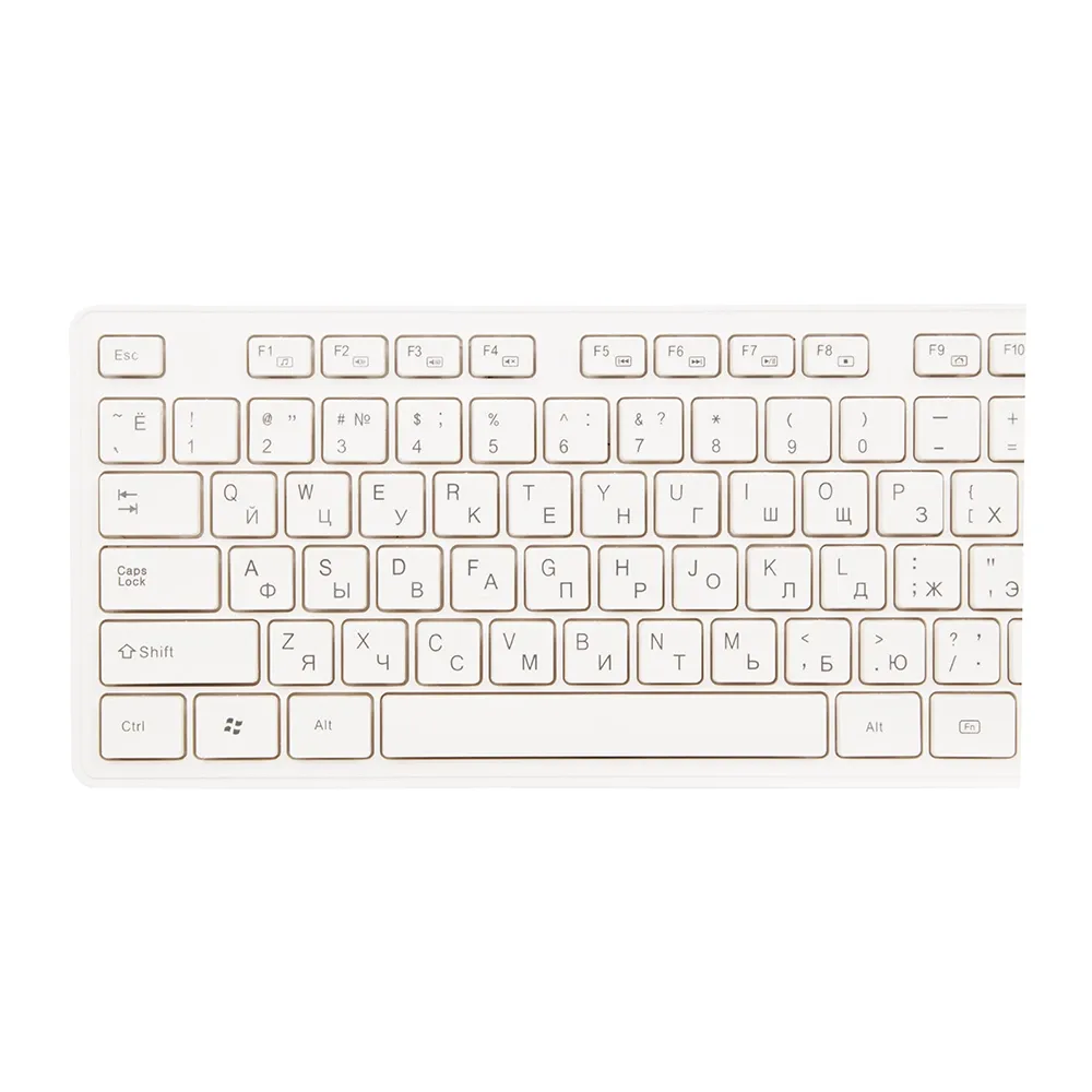 Клавиатура Defender Auckland C-987, White, USB + мышь — фото 3
