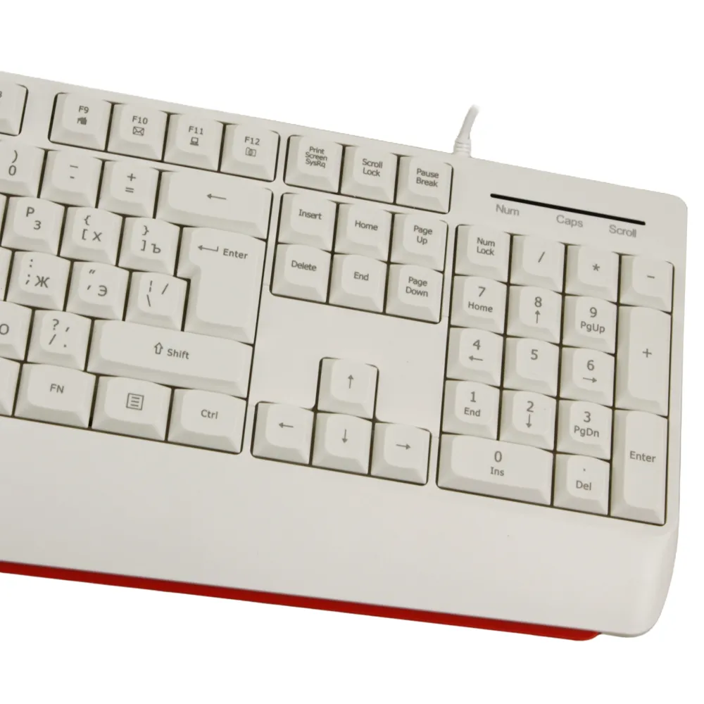 Клавиатура Defender Atom HB-546, White, USB — фото 4