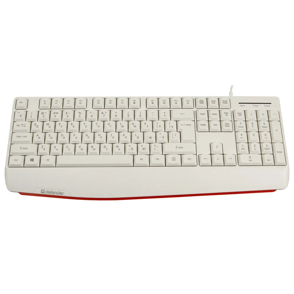 Клавиатура Defender Atom HB-546, White, USB — фото 2