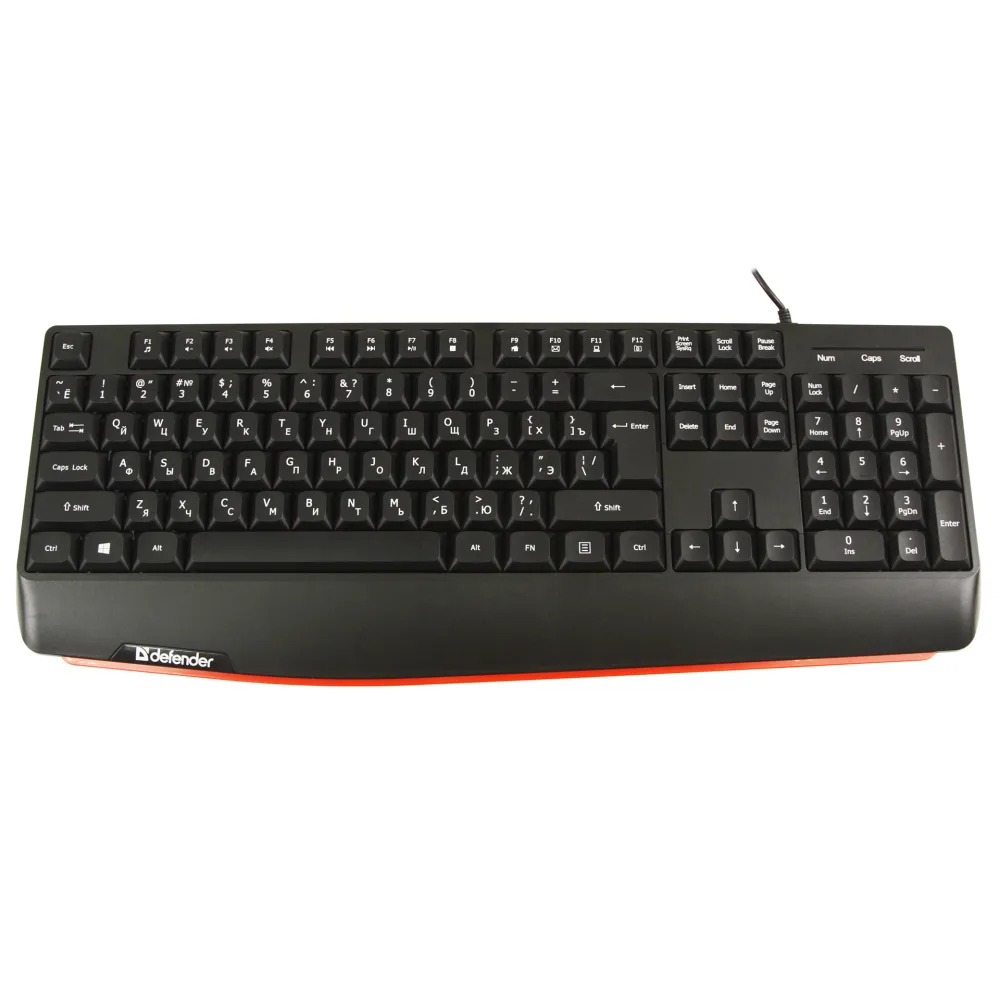 Клавиатура Defender Atom HB-546, Black, USB — фото 2