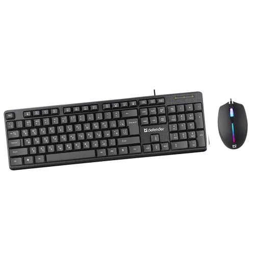 Клавиатура Defender Triumph C-991, Black, USB + мышь