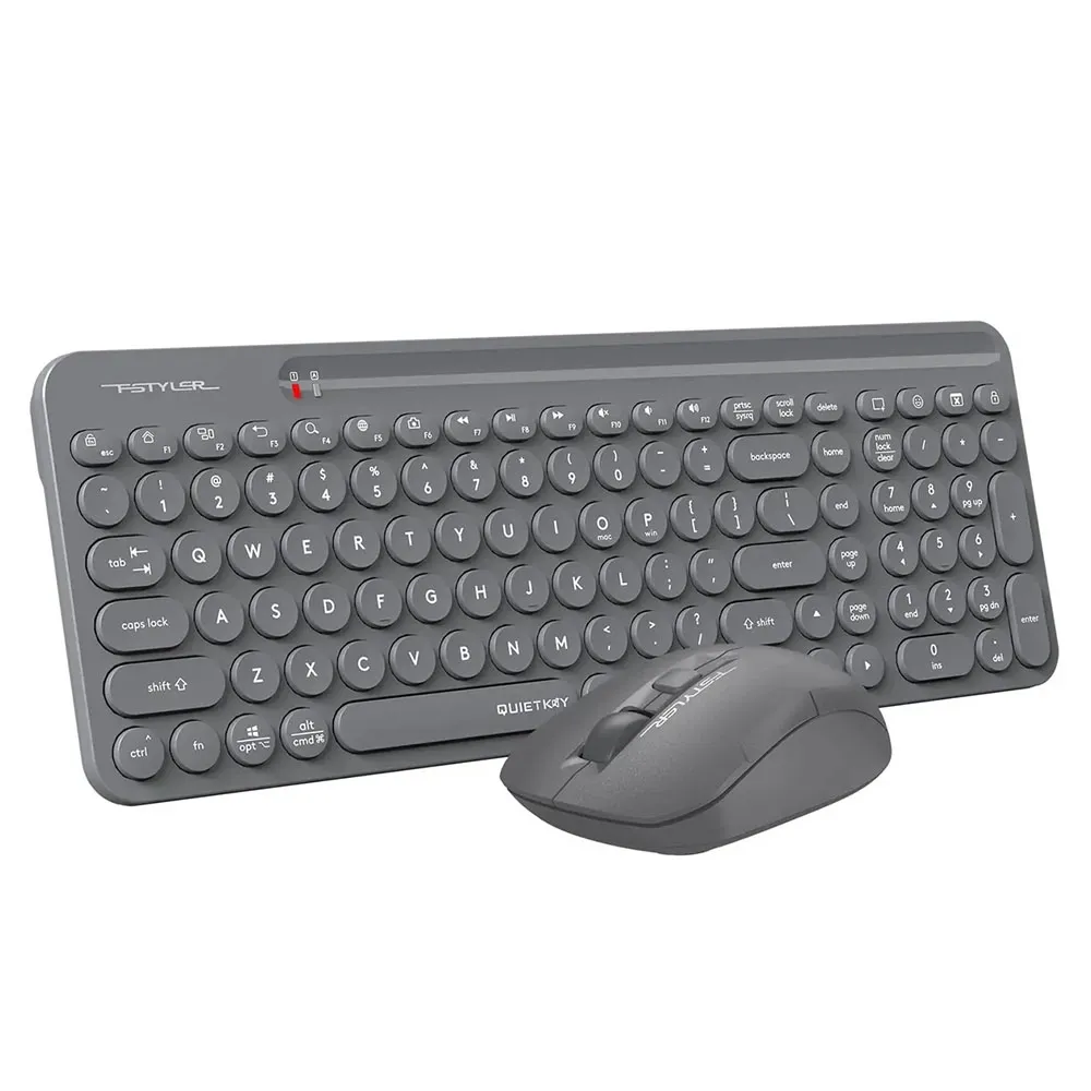 Клавиатура A4Tech Fstyler FG3300 Air Grey, USB + мышь — фото 2