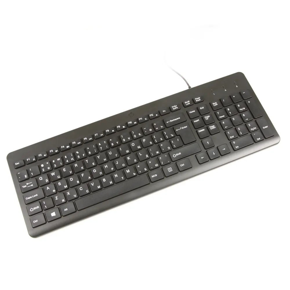 Клавиатура HP 150, Black, USB