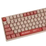 Клавиатура A4Tech Bloody S87, BLMS Red Plus Switch, Pink, USB — фото 3