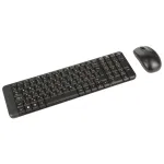 Клавиатура Logitech MK220, Black, USB + мышь