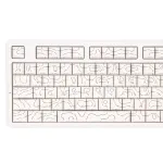 Клавиатура Ajazz MK87 Pro, Peach Switch, White, USB — фото 3
