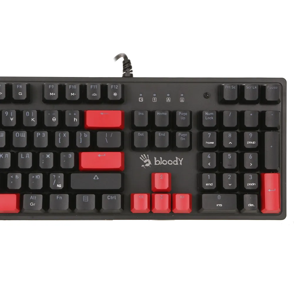 Клавиатура A4Tech Bloody S525N, Fire Black, USB — фото 4