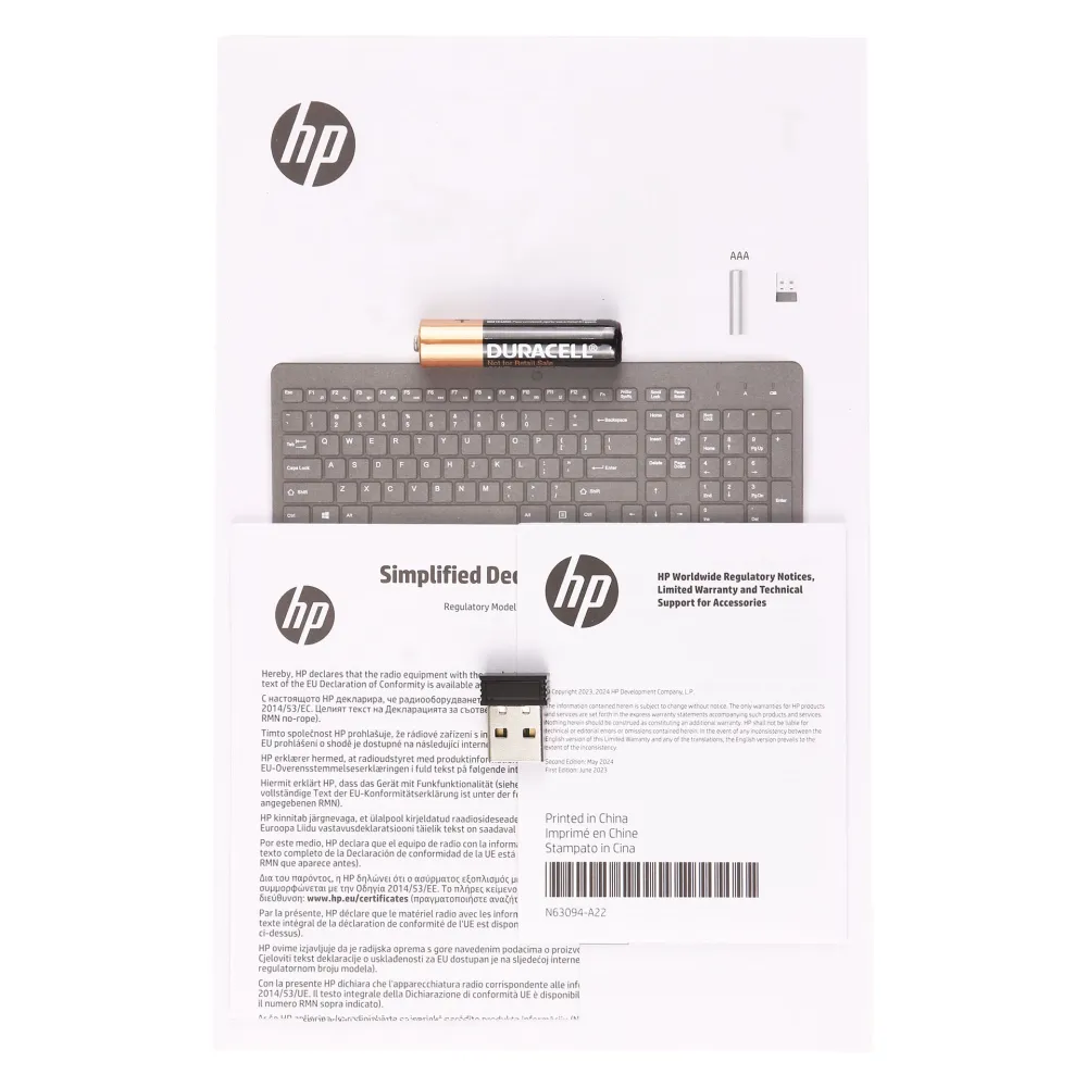 Клавиатура HP 220, Black, USB — фото 5