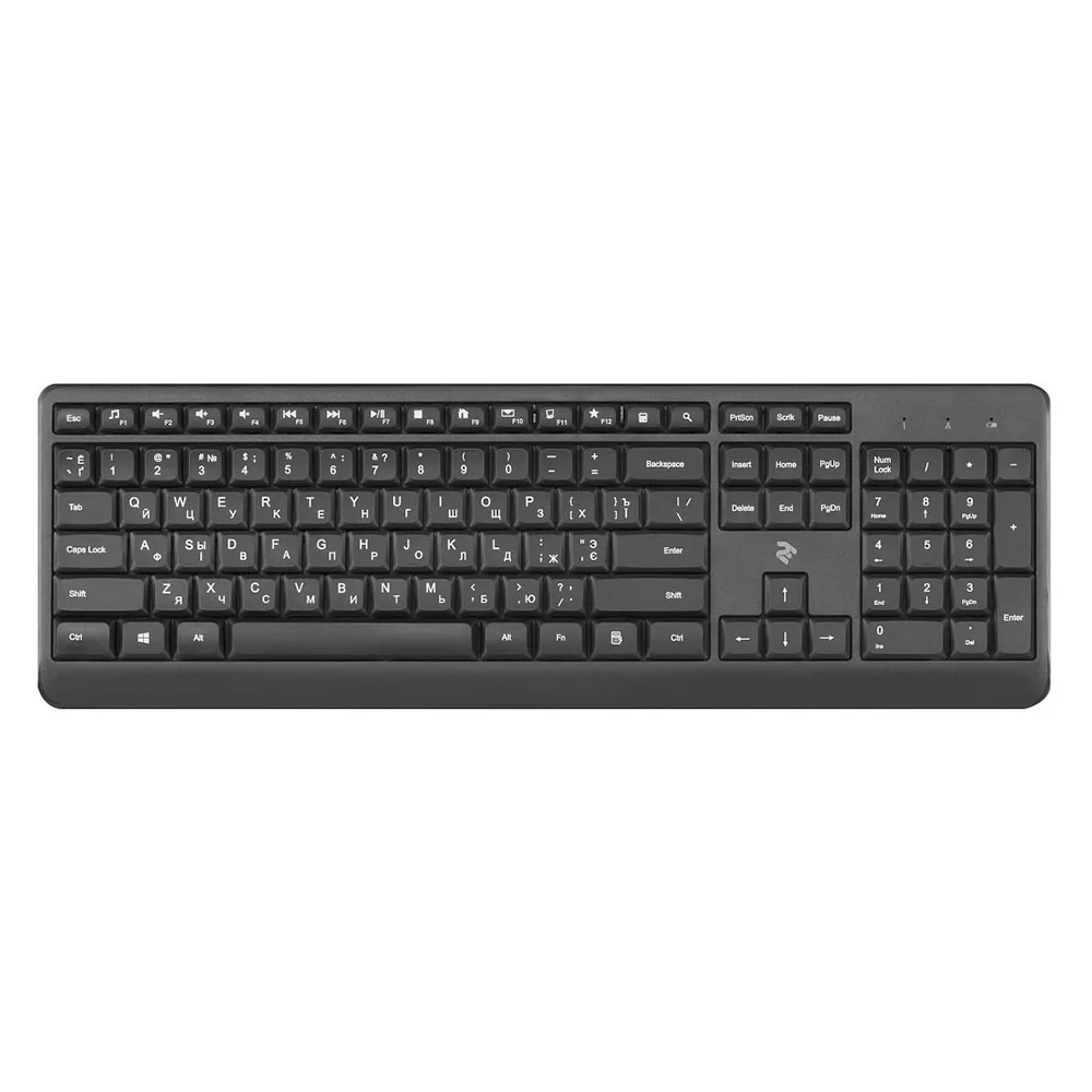 Клавиатура 2Е KS220, Black — фото 2