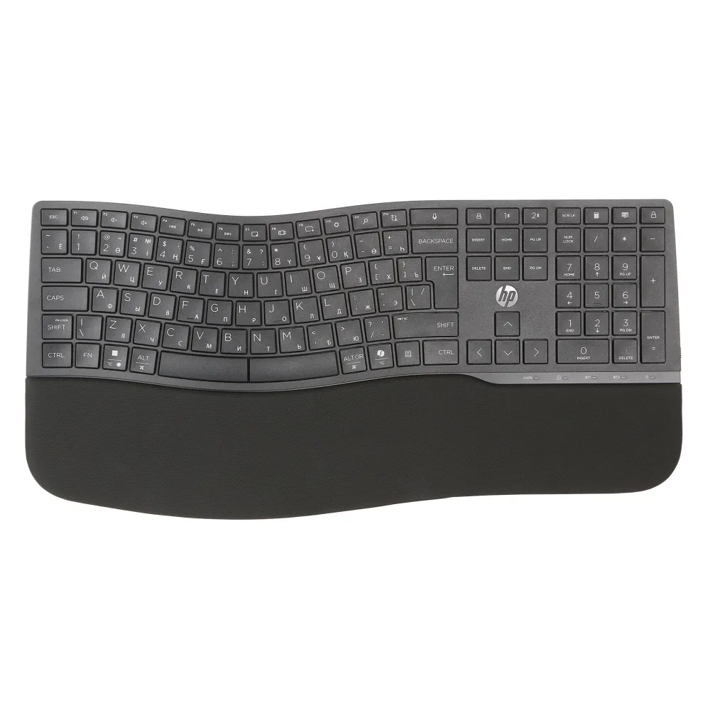 Клавиатура HP 680 Comfort, Black, USB + мышь — фото 2