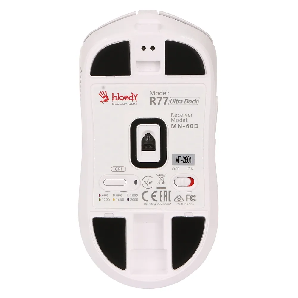 Мышь A4Tech Bloody R77 Ultra Dock, White, USB — фото 5