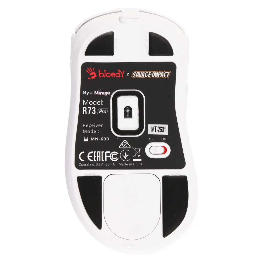 Мышь A4Tech Bloody R73 Pro Nyx Mirage, White, USB — фото 4