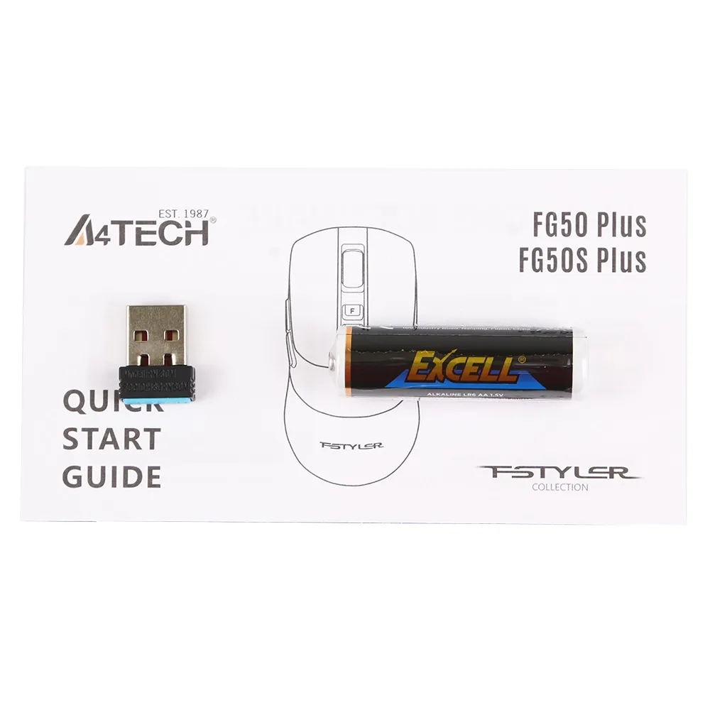 Мышь A4Tech Fstyler FG50S Plus, Black, USB — фото 5