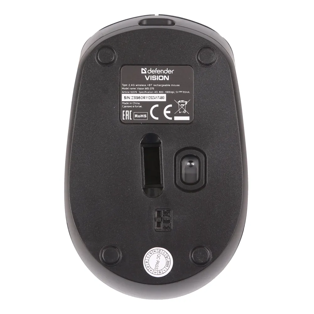Мышь Defender Vision MS-376, Black, USB — фото 5