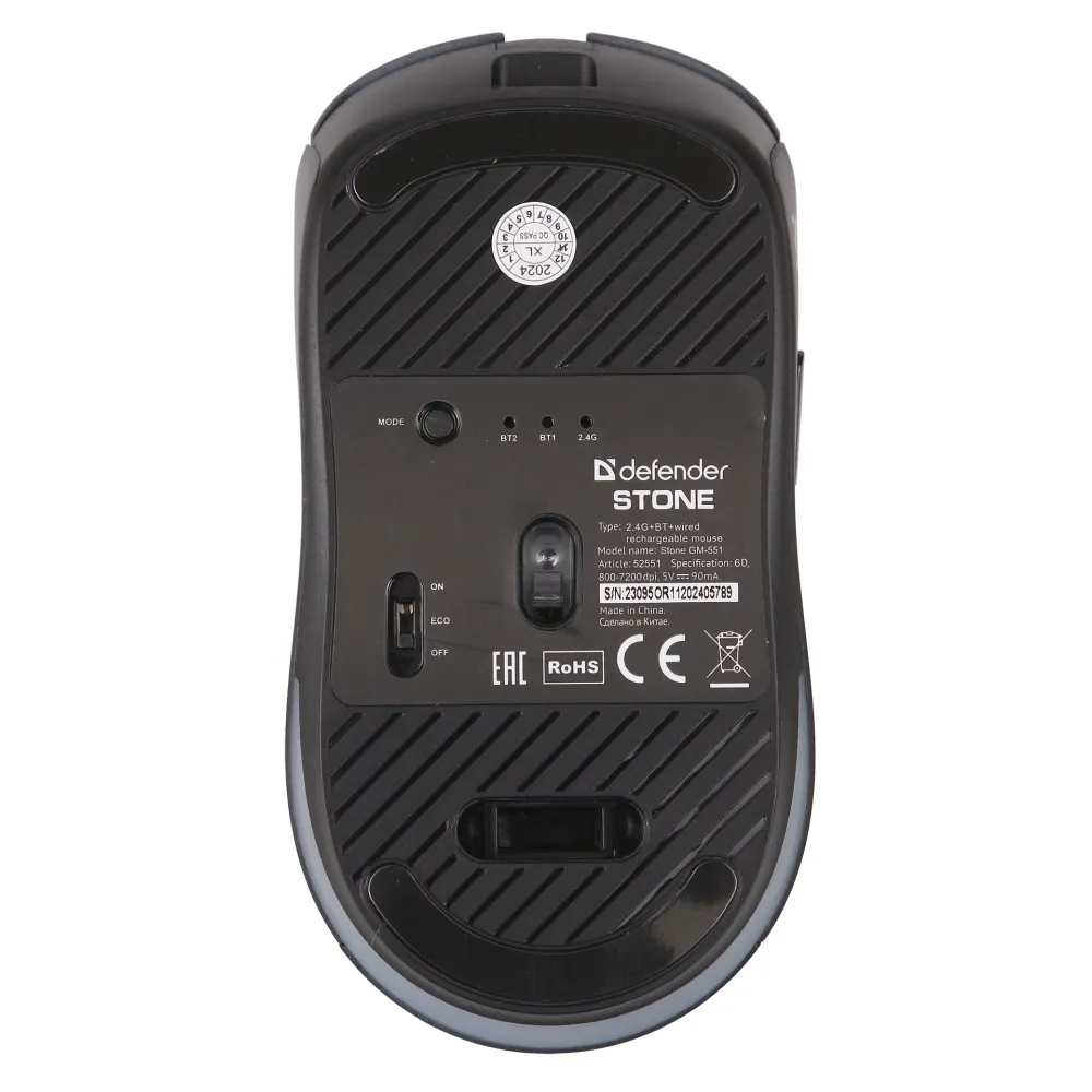 Мышь Defender Stone GM-551, Black, USB — фото 5