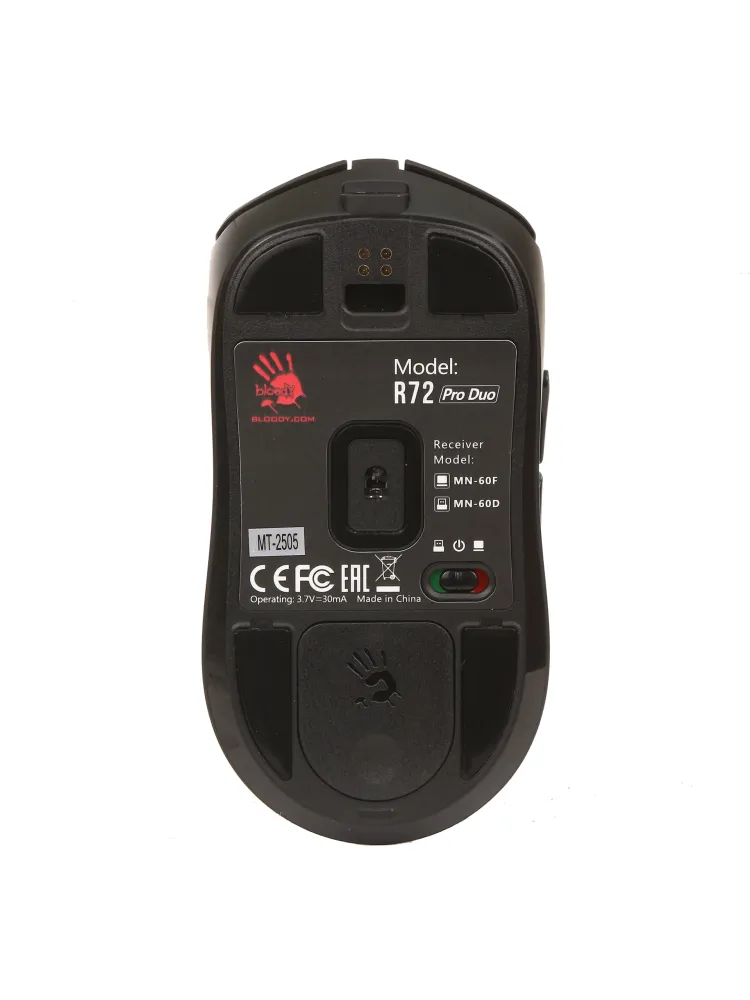 Мышь A4Tech Bloody R72 Pro Duo, Black, USB — фото 5