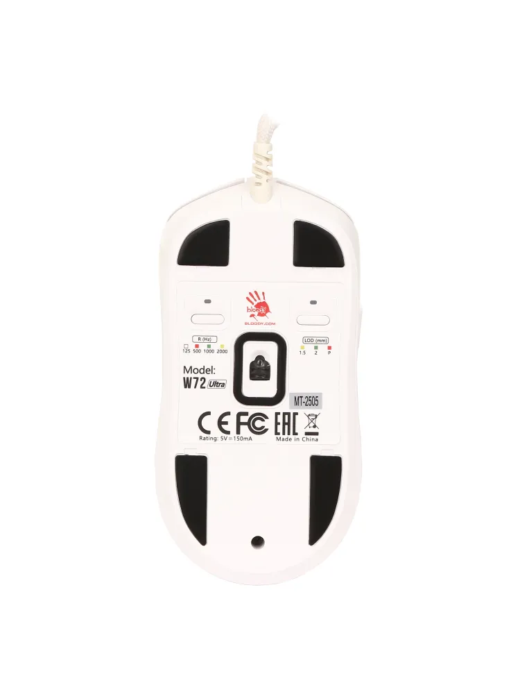 Мышь A4Tech Bloody W72 Ultra, White, USB — фото 4