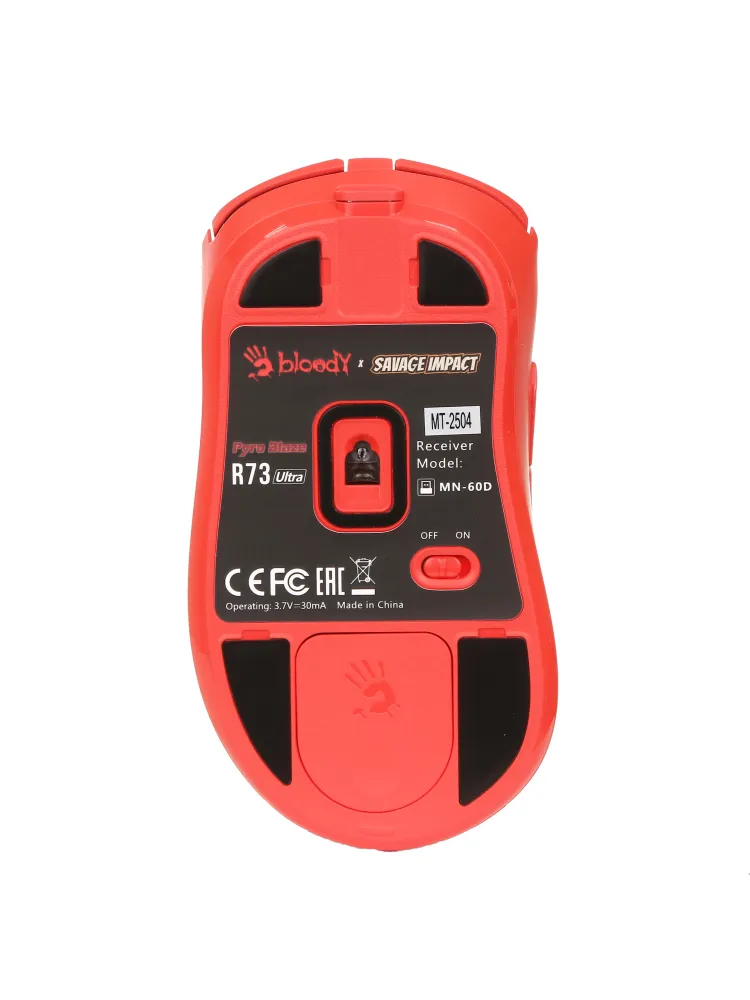 Мышь A4Tech Bloody R73 Ultra Pyro Blaze, Red, USB — фото 5