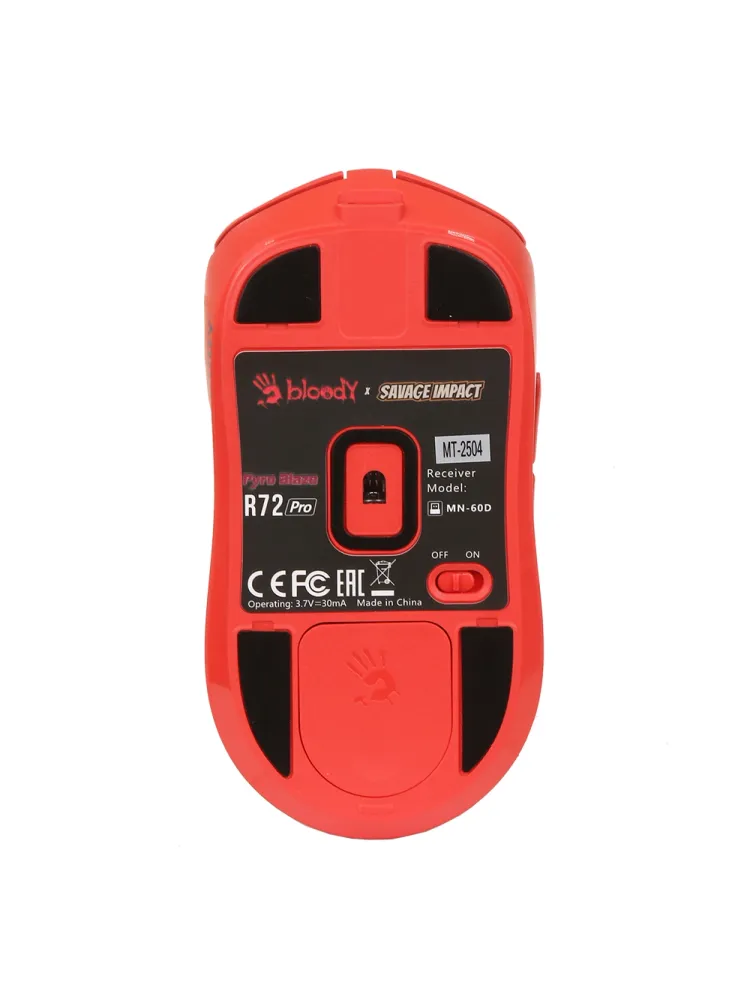 Мышь A4Tech Bloody R72 Pro Pyro Blaze, Red, USB — фото 4
