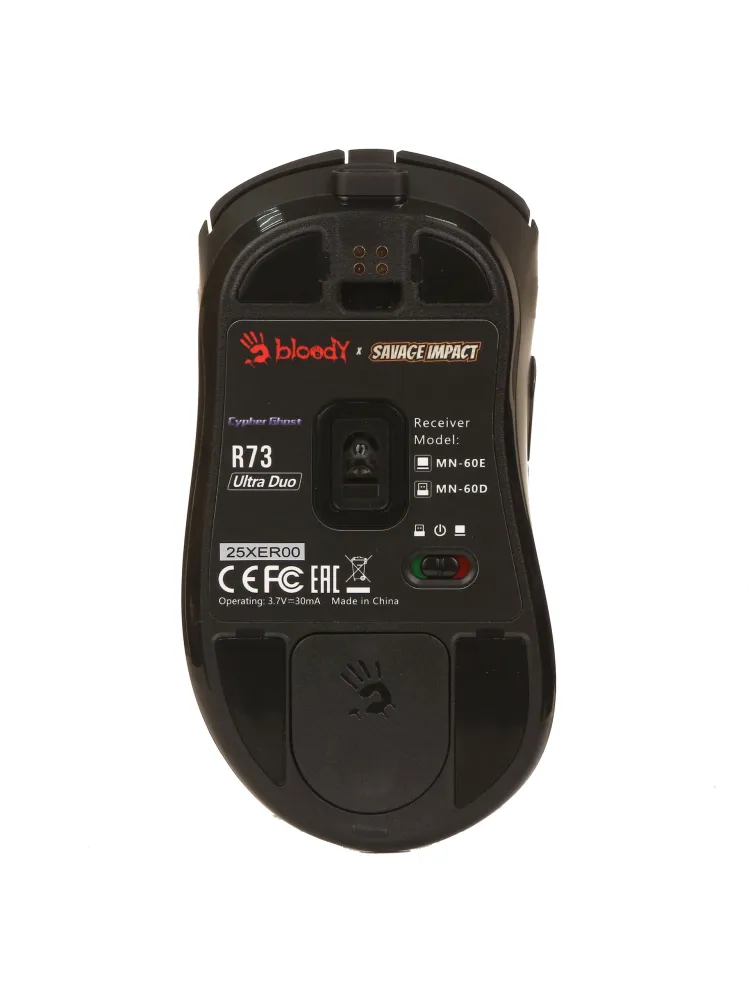 Мышь A4Tech Bloody R73 Ultra Duo Cypher Ghost, Black, USB — фото 4