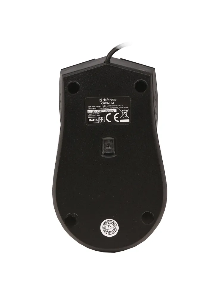 Мышь Defender Optimum MB-270 52271, Black, USB — фото 4